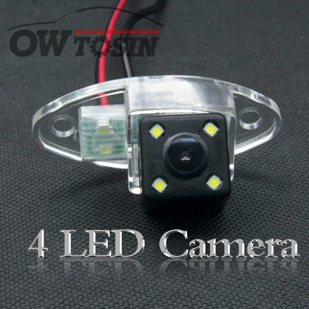 

4 LED light Backup Rear View Camera For GMC Yukon Acadia For Chevrolet Tahoe Suburban Car Parking LCD Mirror Monitor