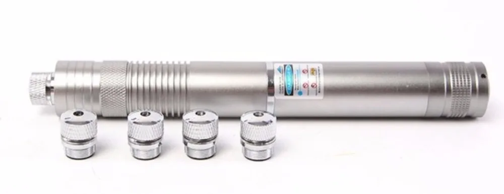 أقوى 450nm 500000 متر الليزر القلم التركيز مؤشر الليزر الأزرق قوية ورق السجائر حرق الليزر الشعلة مع 5 نجوم رؤساء