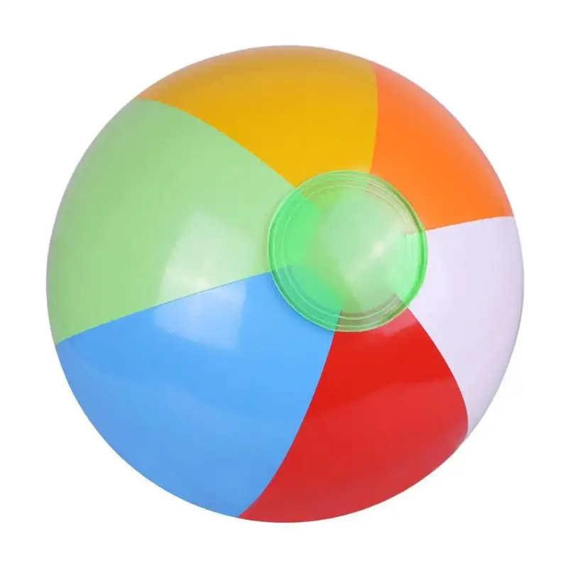 ПВХ надувной пляжный мяч игрушки Разноцветные детские плавательные шарики для ваны Игрушки Летние Дети Пляж Душ водные игры инструменты аксессуар - Цвет: colours