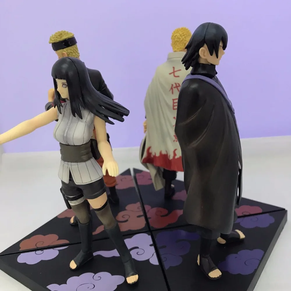 Naruto Movie The Last Uzumaki Sasuke Uchiha Figures Anime Toy 2 pcs New 16cm 6/"