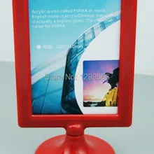 20 штук A5 Двусторонняя ABS пластиковый постер/меню/Beveragelist beveragelist палатка стойка для визитных карточек фоторамка для супермаркета/магазина/ресторан