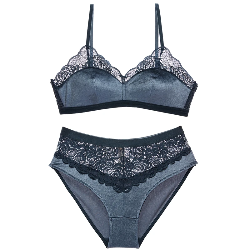 Shaonvmeiwu сексуальный замшевый лифчик, Дамское белье с тонкой кружевной отделкой и красным бюстгальтером без оправы