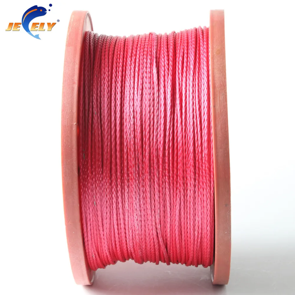 Jeely 10 м/шт. 2mm 12 weave 1000LB uhmwpe волоконная катушка для подводной охоты ружья плоская