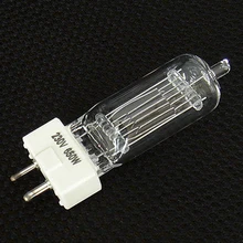 2 шт./лот фотографический светильник GY9.5 лампа 650 Вт 3200 к теплый белый 220 В Точечный светильник Вольфрамовая Лампа для Френеля светильник ing