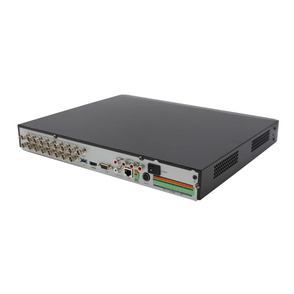 Hikvision 16CH DVR DS 7216HUHI K2 Поддержка CVBS TVI CVI AHD аналоговые ip камеры HD P2P Cloud H.265 VGA HDMI