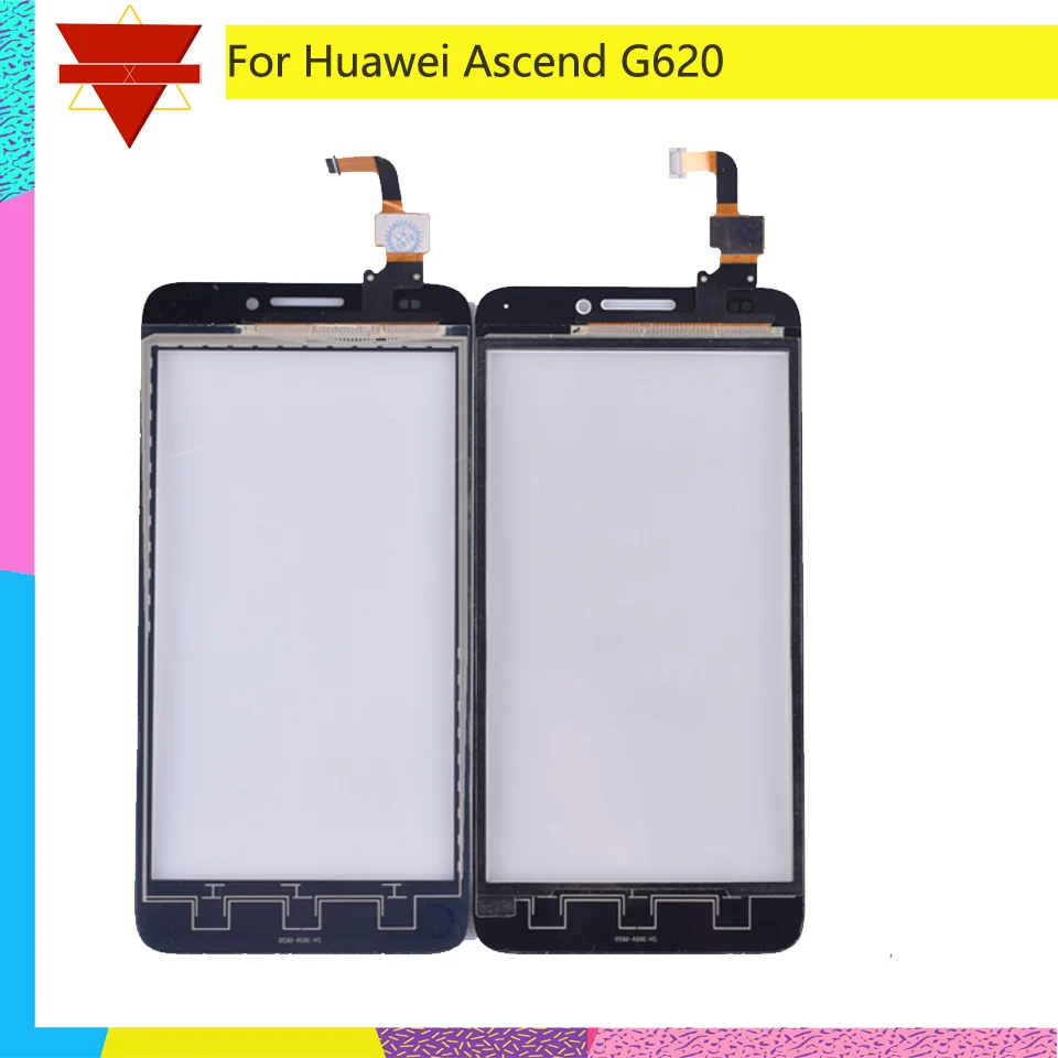 5," для huawei Ascend G620 G620S сенсорный экран дигитайзер Переднее стекло объектив сенсорная панель Замена части без ЖК-дисплея