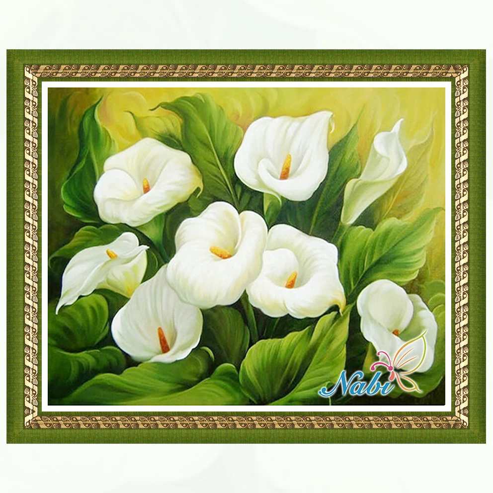 

flowers crystals 5d diy rhinestone 2859R - Square diamond mosaic painting Diamond embroidery cross stitch