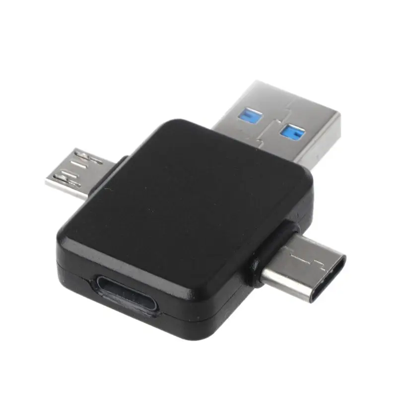 8Pin для Lightning Женский к USB+ type C+ Micro USB Мужской зарядный переходник конвертер адаптер для Android смартфона планшета