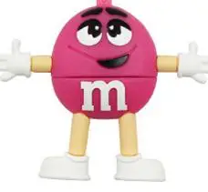 Usb флеш-накопитель с рисунком шоколада M& M, флеш-карта памяти, флеш-накопитель 32 ГБ, Usb флешка 64 ГБ, флешка 128 ГБ 16 ГБ 8 ГБ, флеш-накопитель, лучший подарок - Цвет: Usb 2.0