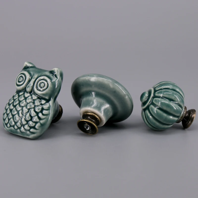 1x vintage Chest drawer knobs Ceramic kitchen cabinet handle antique dresser cupboard Wardrobe door Pull