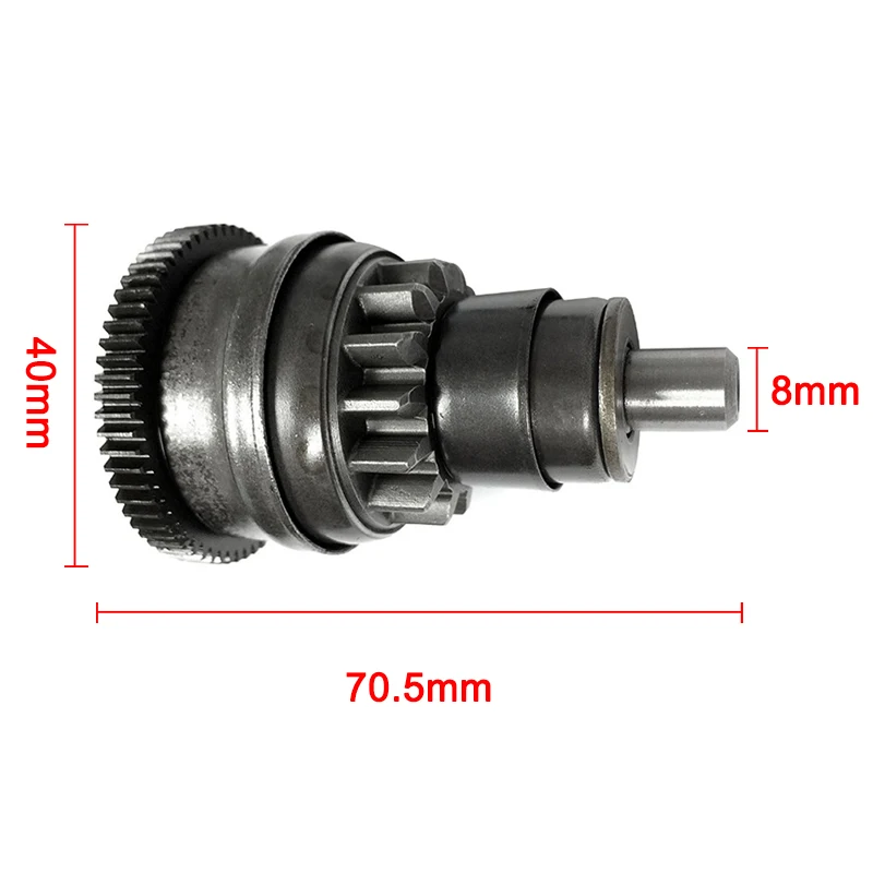 Двигатель стартер сцепления шестерни для Bendix GY6 4 тактный 50-80 CC скутер TAOTAO BAJA CSL88