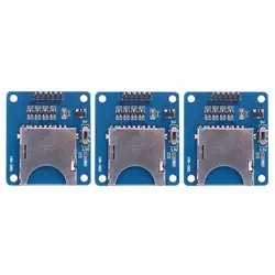 3 шт. 2in1 SD TF двойного чтения карт модуль хранения доска 3.3 В/5 В для Arduino