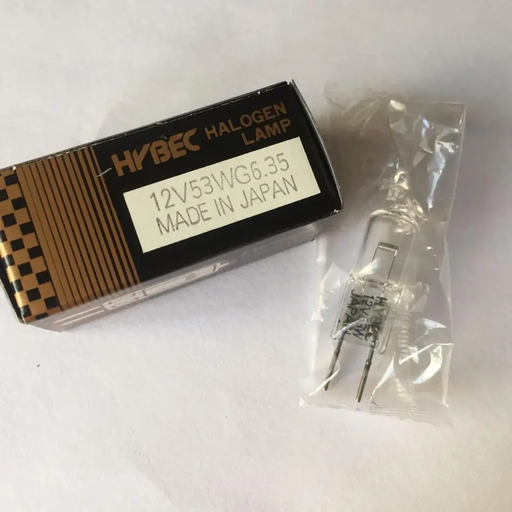 

HYBEC 12V53W G6.35 Halogen lamp ,1500 hous Made in Japan