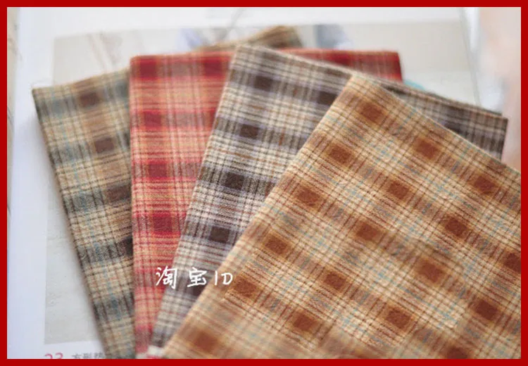 D30 DIY Япония маленькая ткань группа Пряжа-окрашенная ткань, для шитья Лоскутное шитье ручной работы, сетка полоса точка 50x70 см есть подарок