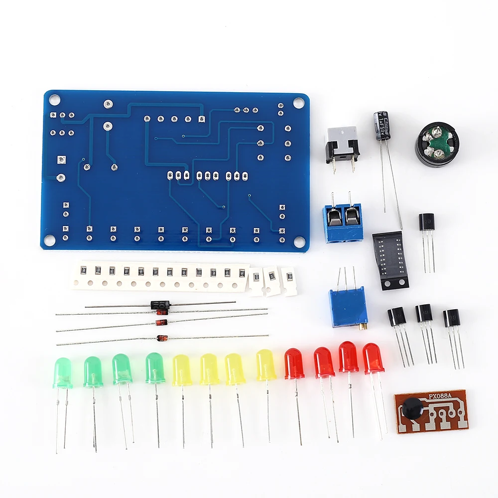 Электронный набор для самостоятельной сборки музыкальная схема светодиодный мигающий модуль электронные компоненты
