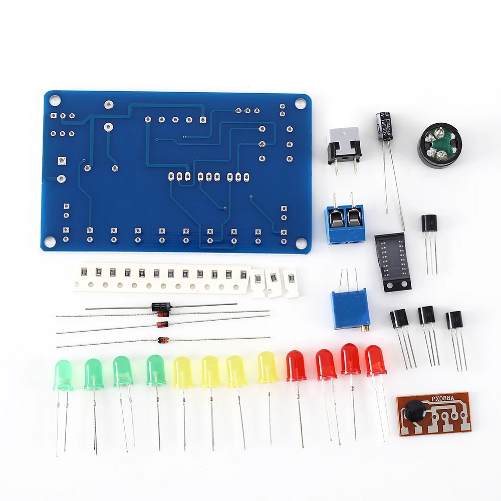 Electronic DIY Kit Music Circuit LED Flashing Module Electronic Components Suite