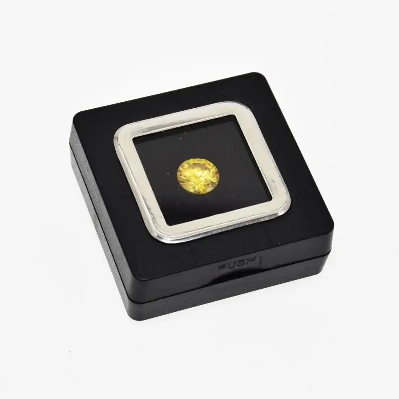Оптовая продажа 50 шт. 5*5 см драгоценного камня Дисплей металлический корпус ящик для хранения для драгоценных камней/алмаза груша