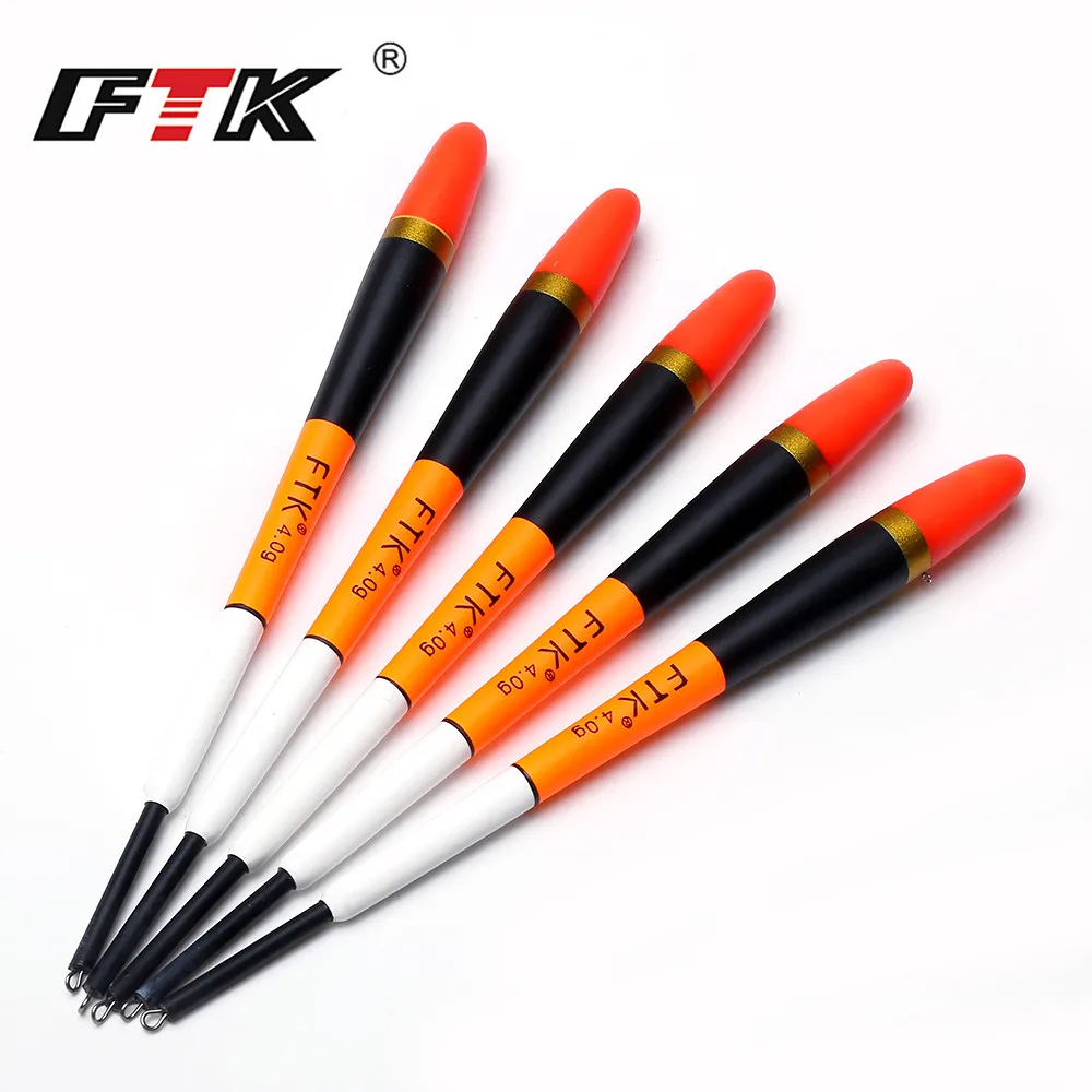 FTK Barguzinsky التنوب 10 قطعة/الوحدة الصيد تعويم طول 14-15.5 سنتيمتر تعويم 2 جرام-4 جرام مزيج اللون ل الكارب الصيد