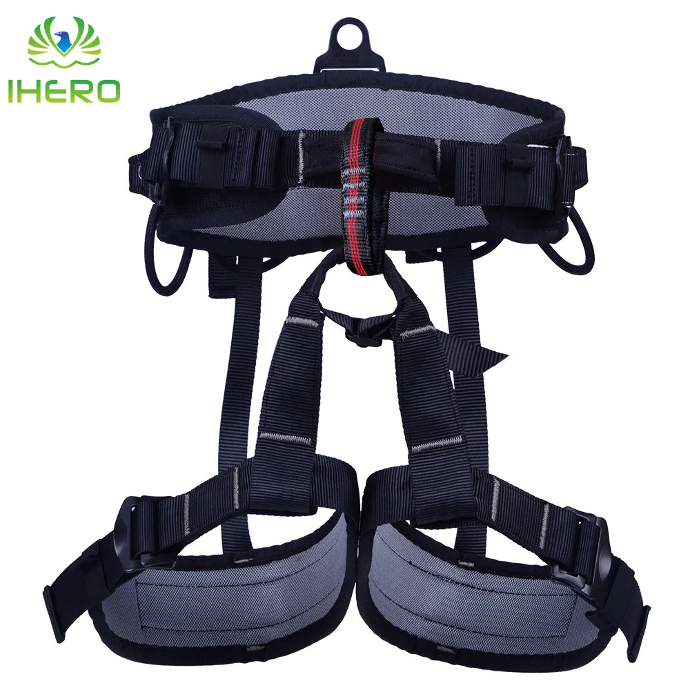 Outdoor Climbing Half Body Safety Harness Belt Mountain Rescue Aerial Polyester Seat Belt