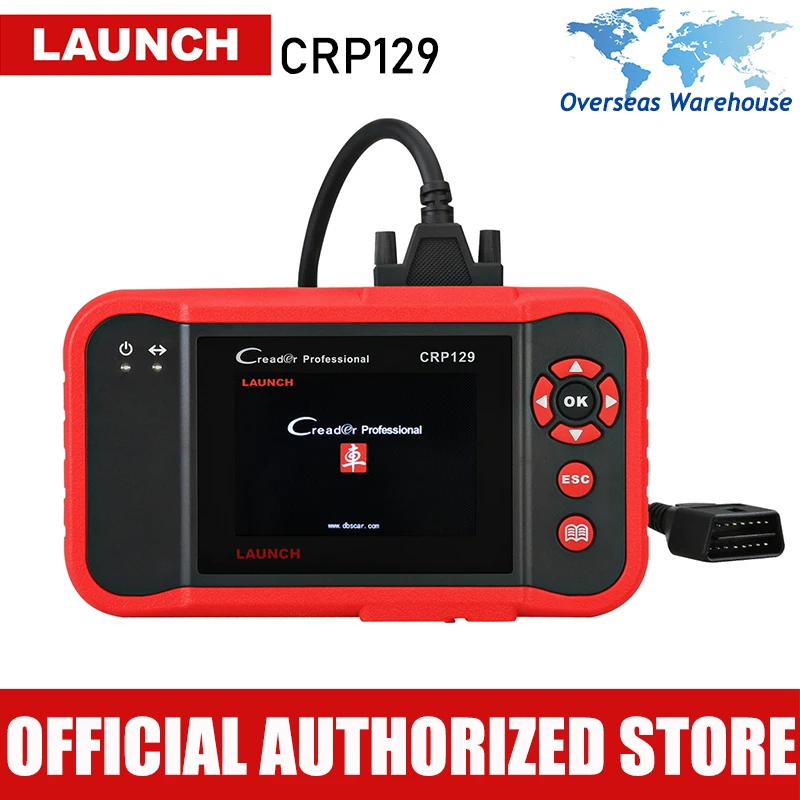 Launch X431 Creader CRP129 OBD2 Car Scanner OBDII Diagnostic Tool Auto Code Reader Engine ABS SRS Brake Oil Reset Diagnostics Launch X431 Creader CRP129 OBD2 Car Scanner OBDII Diagnostic Tool Auto Code Reader Engine ABS SRS Brake Oil Reset Diagnostics