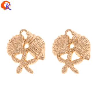 

Cordial Design 100Pcs 20*24MM Jewelry Accessories/Earrings Connectors/Shell Shape/Charms/DIY Making/Hand Made/Earring Findings