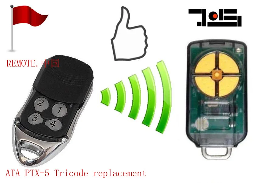 

ATA tricode PTX5 remote ,ATA PTX-5 remote ,ATA radio control ,ATA openers top quality with favorable price