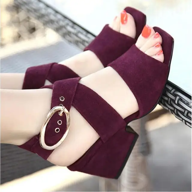 Square Heel Sandals