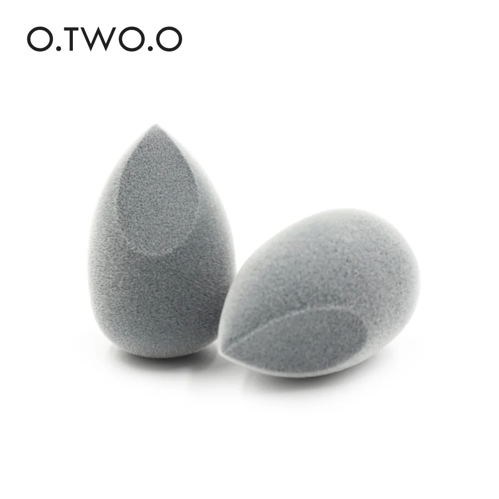 

O.TWO.O 1 PC Grey Makeup Sponge Velvet Cosmetic Puff Foundation Cream Concealer Face Powder Blending Sponge Beauty Make Up Tools