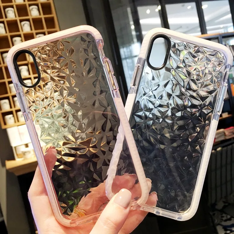 

Luxury Jelly Phone Case For iPhone X XR XS Max Soft TPU Transparent Case Shockproof Clear Cover For iPhone 7 8 6 6s Plus