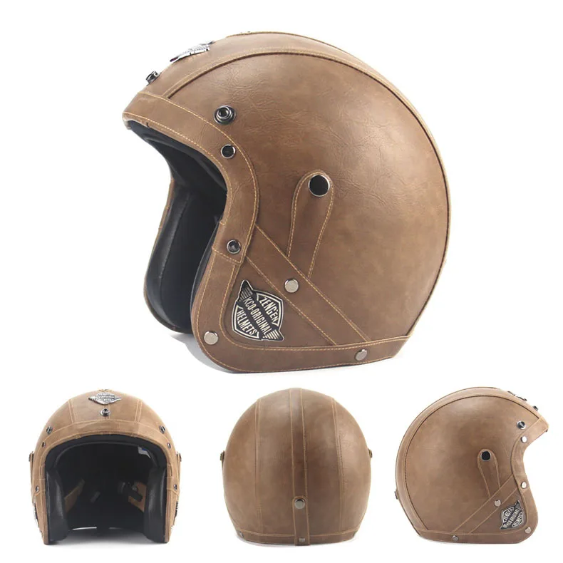 ABS Материал цветной Шлем Мотоцикл 2018 маска DOT утвержден Защита от Солнца шляпа из искусственной кожи в стиле ретро мотоциклетный головной