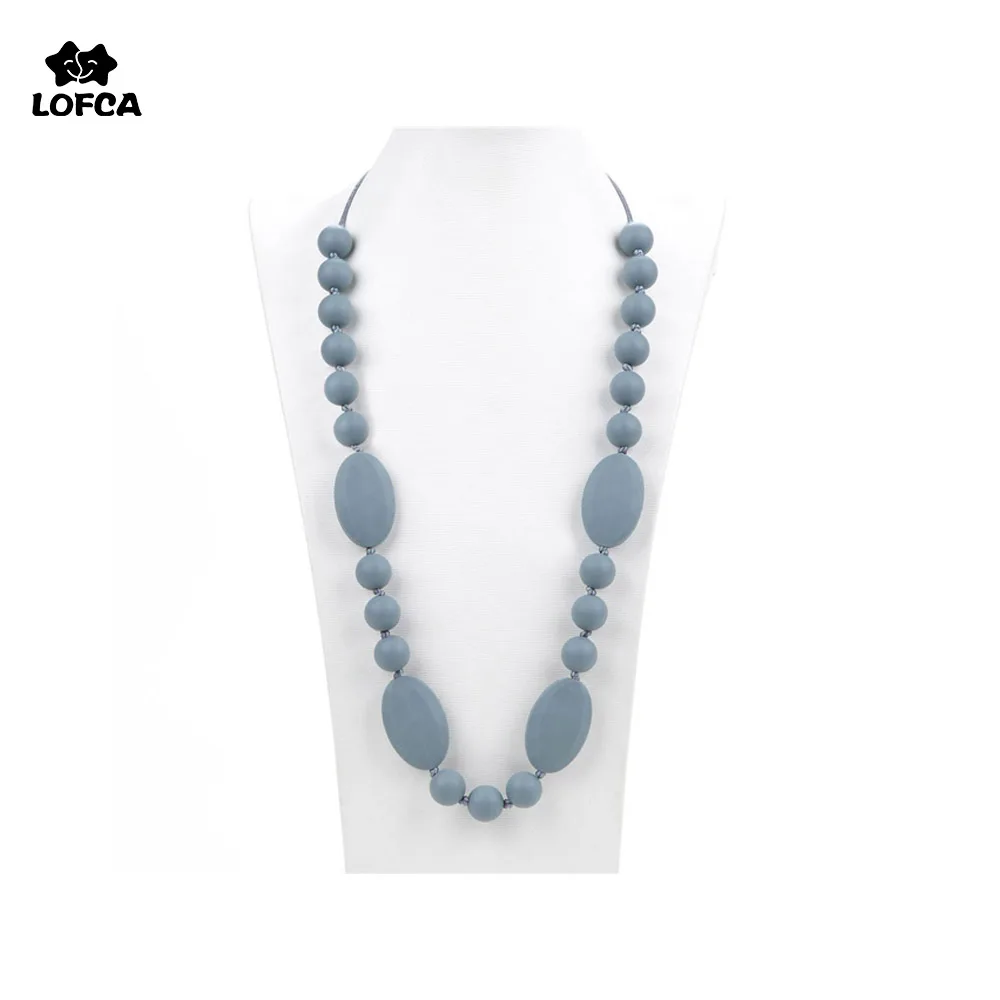 

LOFCA 1pcs Pendant Teething Accessory Silicone Teether Baby Chewable Silicone Beads Pacifier Clip Chain Pendant Safety Toys