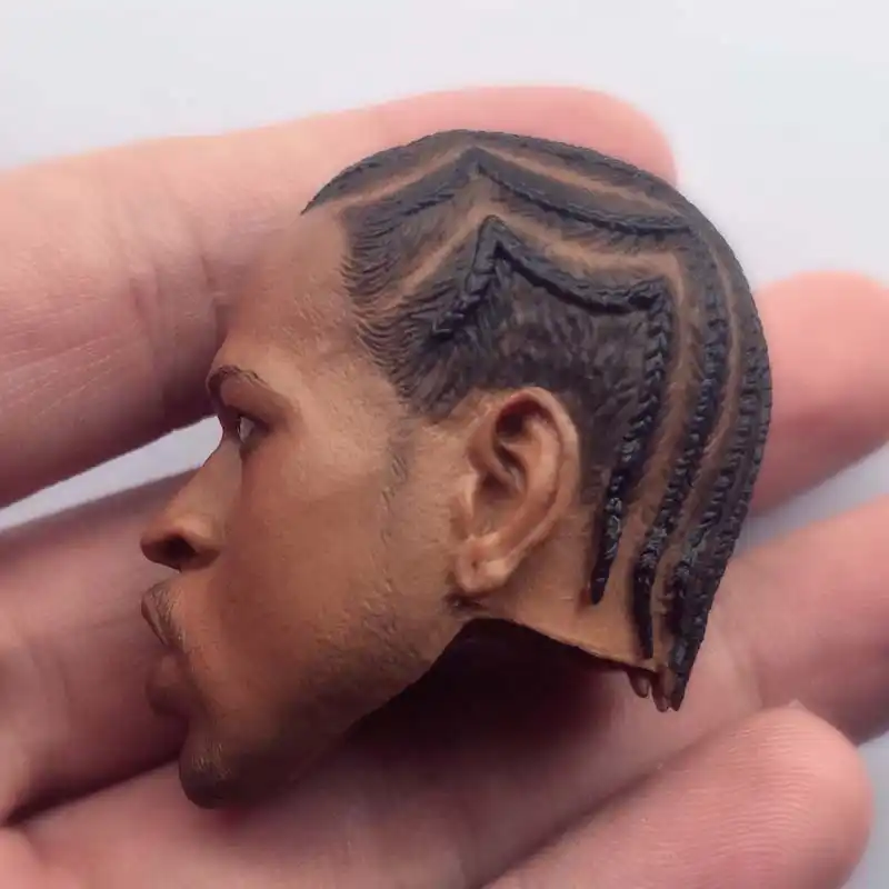 1//6 Scale Allen Iverson Opened Mouth Head Carved Sculpt F 12/" Male Figure Dolls