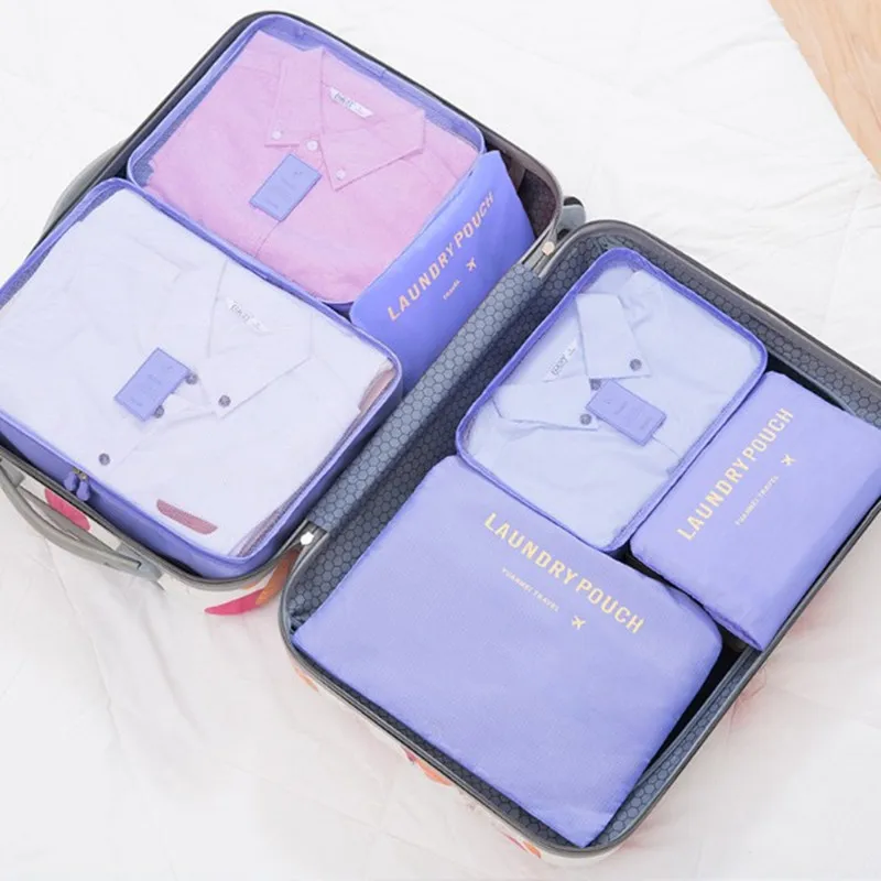 

Luggage Organizer Polyester Portable Travel Partition Pouch Storage Bags Home Organization Accessories Supplies 2018 Free Ship