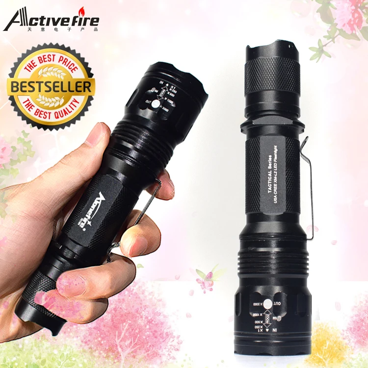 

CREE XM L2 LED 2200LM Pistol Handgun Torch light Zoom Adjustable able Waterproof rechargeable portable Tactical Gun Flashlight
