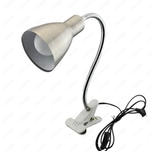 Алюминий 5 Вт светодиодный стол учебный свет зажим лампы изображения набор крепежей E27 лампы на переключатель включения/выключения Разъем Гибкая труба прожектор