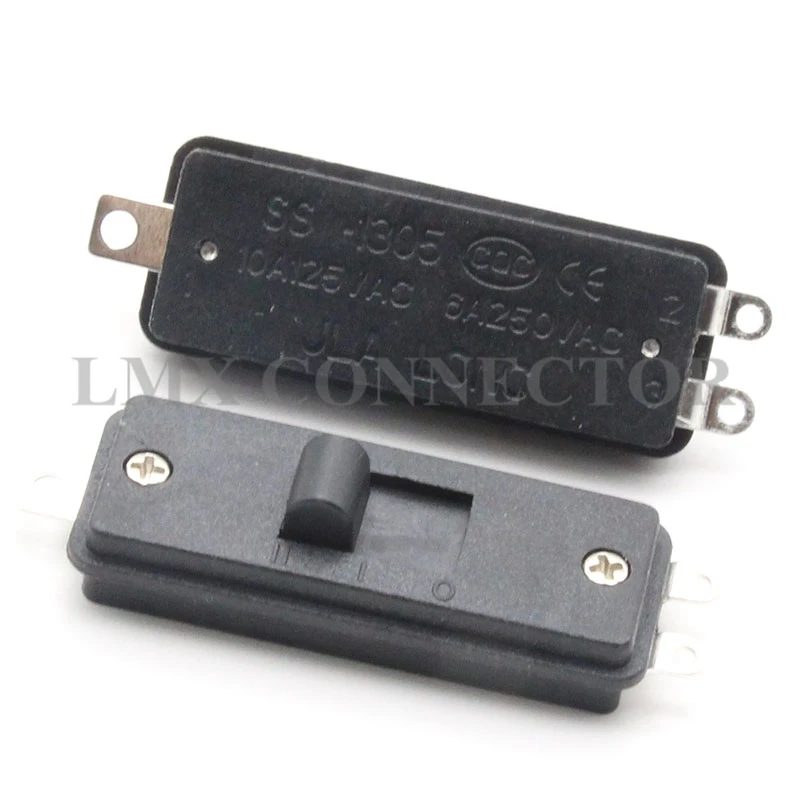 

10PCS Transform Switch Push Button 3P Toggle Switch Philips Hair Dryer Switch Connector SS-1305 Hair Dryer Button Switch