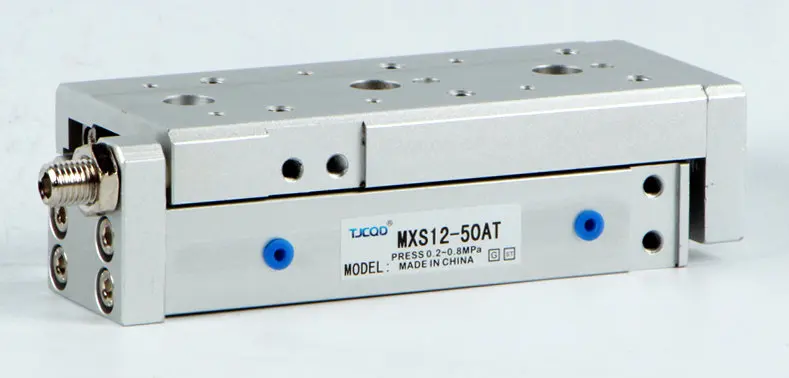 HLS MXS8-75 SMC типа MXS серии цилиндра MXS8 75A 75AS 75AT 75B стол с аэрожелобом двойного действия 8 мм диаметр 75 мм ход