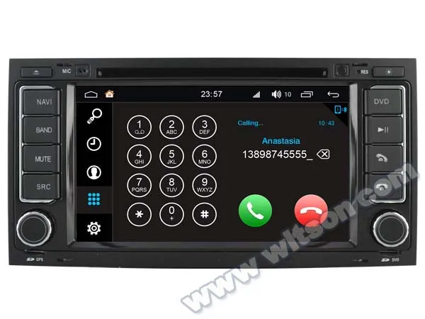 Sale 7" Android 8.0 Oreo OS Car DVD Multimedia Navigation GPS Radio for Volkswagen Touareg 2003-2010 with Optional Car Play Function 0