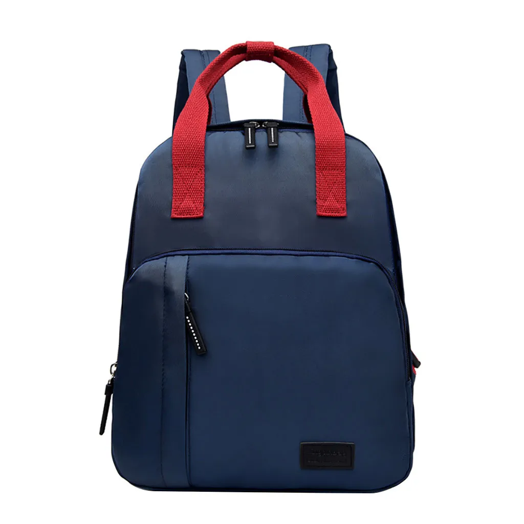 Бутылочка для кормления Изоляционные сумки USB Ткань Оксфорд пеленки сумка для хранения рюкзак мода водонепроницаемый большой емкости Сумки для подгузников - Цвет: Blue