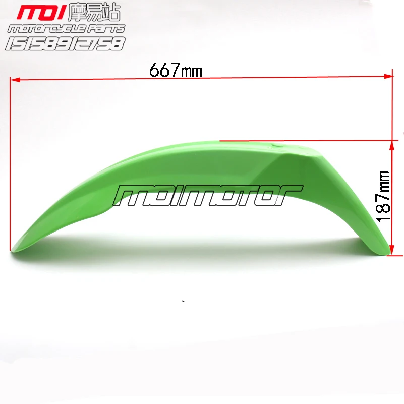 Universal dirt bike front fender mudguard Tire Wheel Hugger Mud Splash