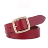 Zency Women Belts Luxury Brand 100% Genuine Leather High Quality Fashion Pin Buckle Waist Belt For Jeans Black White Brown ► Photo 3/6