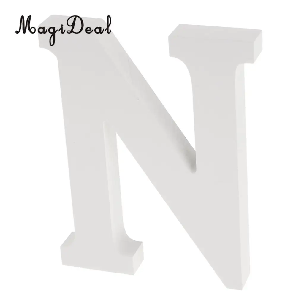DIY Wooden Alphabet Letters Sign Plaque Wall Art Hanging Decor Decal Wedding Baby Shower Party DIY Decoration