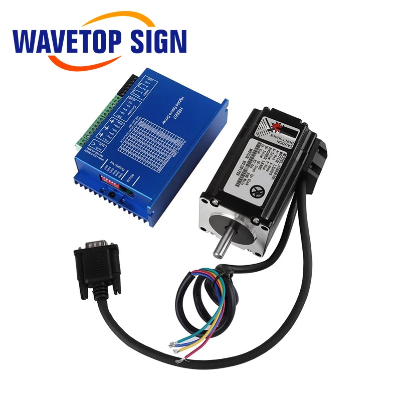 WaveTopSign NEMA 23 57HSE замкнутый контур шаговый двигатель и драйвер 57HSE2N-D25 мотор+ HSS57 Драйвер+ крутящий момент 2N. M