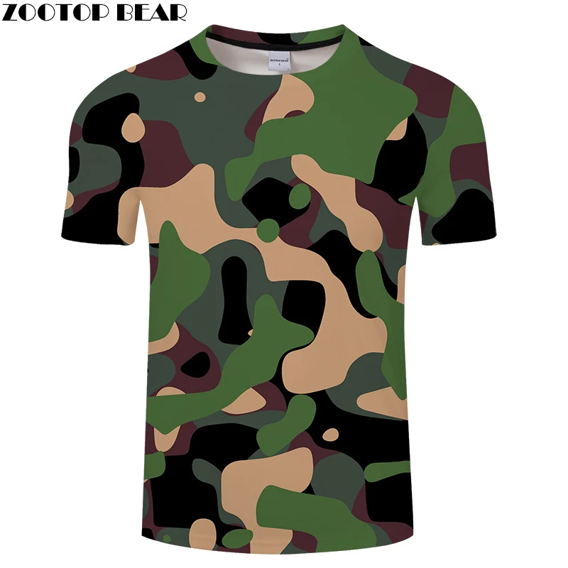 

2019 new High Quality 3d T shirt Mens Army Blue army green Camouflage Tshirt Men Casual Summer Tee shirt Short Sleeve Tops 6xl