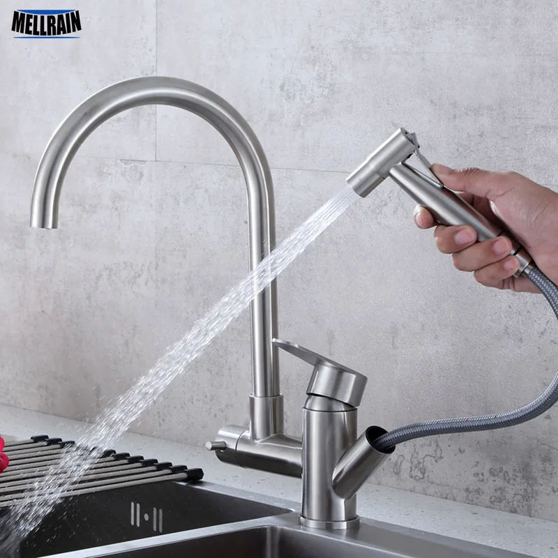 Buy Multi function Kitchen Water Mixer Faucet Pull Out