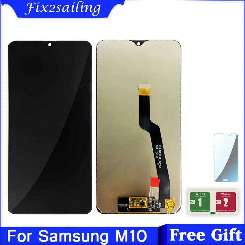 Для Samsung Galaxy M10 2019 SM-105 M105F M105DS Super Amoled ЖК-дисплей 100% протестированный Workiing сенсорный