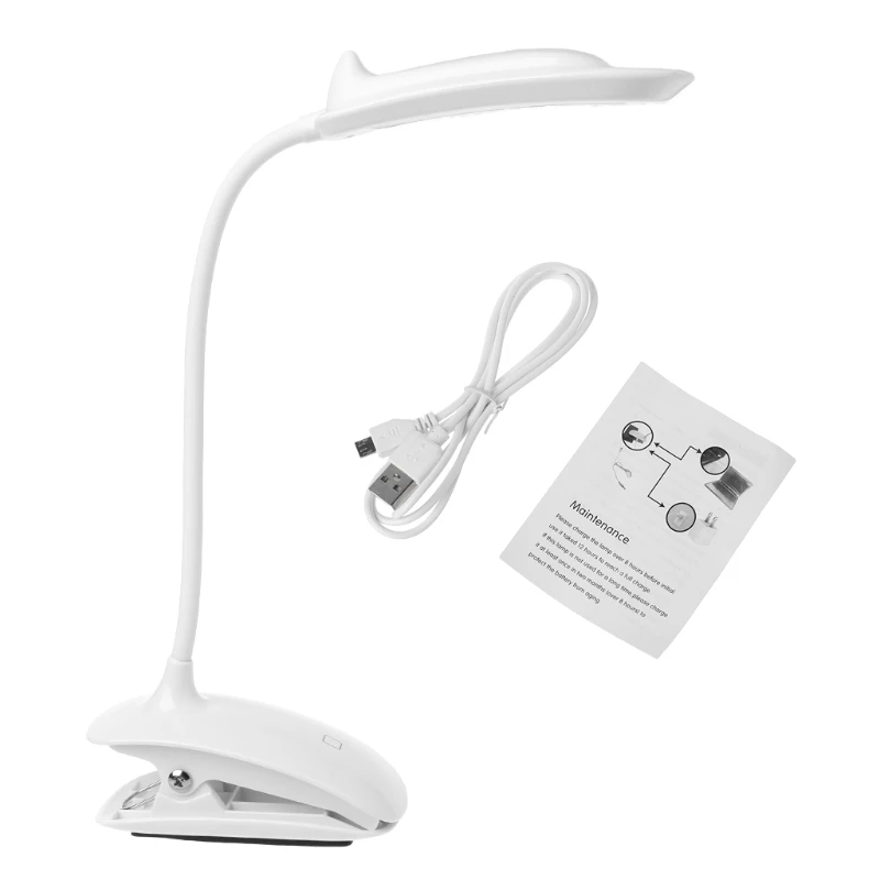 Гибкая 18LED свет клип на кровать стол настольная лампа для чтения Touch лампочка с сенсорным управлением