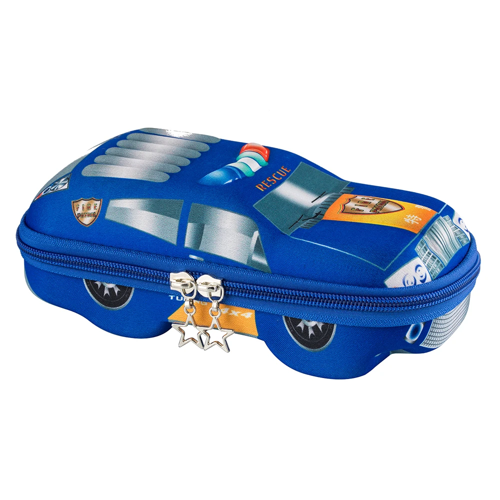 Cartooncarspencilboxschoolsuppliesstationeryboxmultifunctionpencilcaselargecapacity