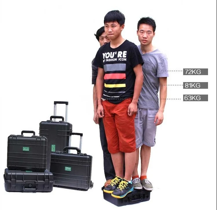 LAOA Safety Instrument Tool Box storage tools Water-proof IP67 Box Instrument And Equip Instore With Draw-Bar With Foam Inside mini tool bag