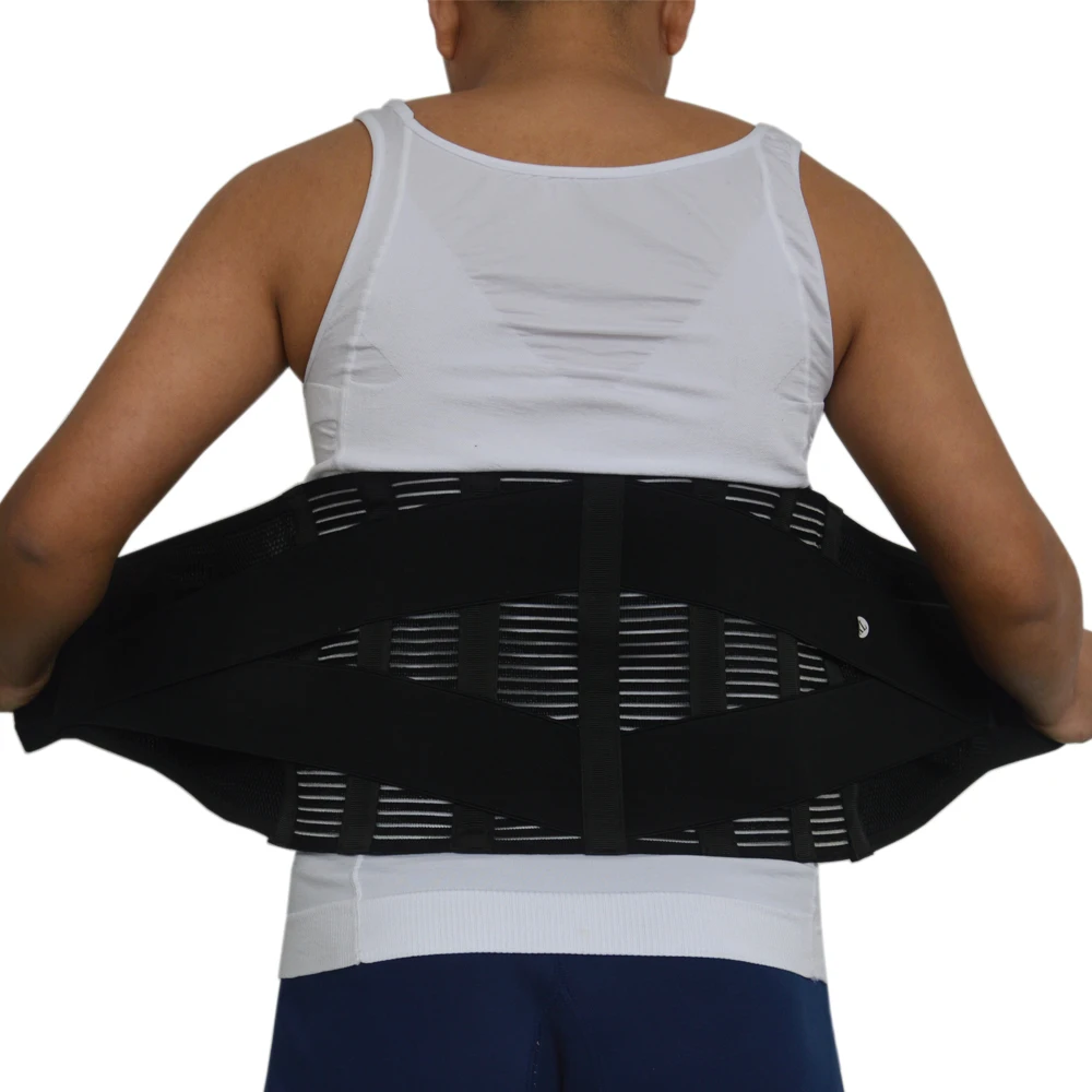 Medical Belt Orthopedic Corset Back Support Men Back Waist Suporte Belts postural correction Breathable Double-side Pulls Y015 (1)